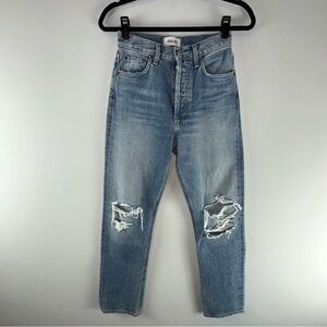 Agolde 90’s Pinch Waist Distressed Women Jeans Size 23